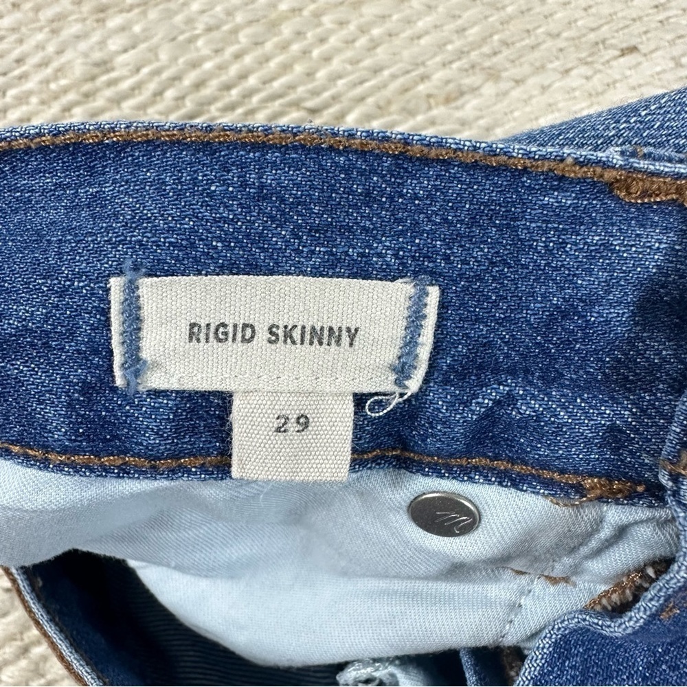 Madewell Classic Blue Skinny Jeans - Picture 11 of 14